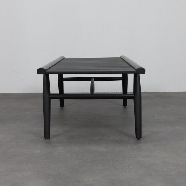 Slatted Wood Bench from Stellar Works, 2000s For Sale - Image 3 of 9