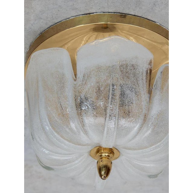 Gold Vintage Flush Mount from Kaiser Idell, 1970 For Sale - Image 8 of 12
