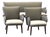 Danish Sofa and Armchairs in Gray Wool Fabric, 1960s, Set of 3 For Sale