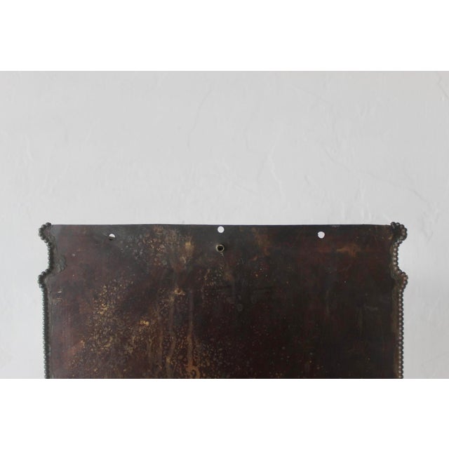 Mid 20th Century Slim Brass Wall Umbrella Stand Cane Holder Decorative Medallions Paw Footed Details For Sale - Image 10 of 16