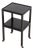 Chinoiserie Style Gilt and Black Lacquered End Table For Sale