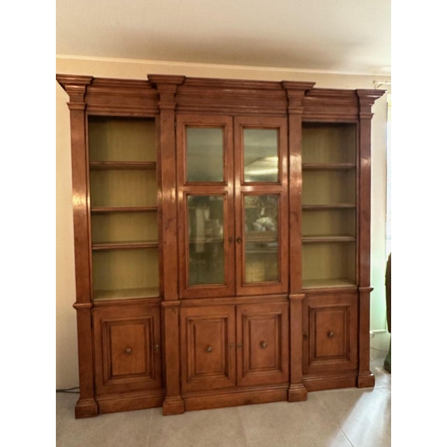 Walnut Display Bookcase, 1980s For Sale - Image 16 of 16