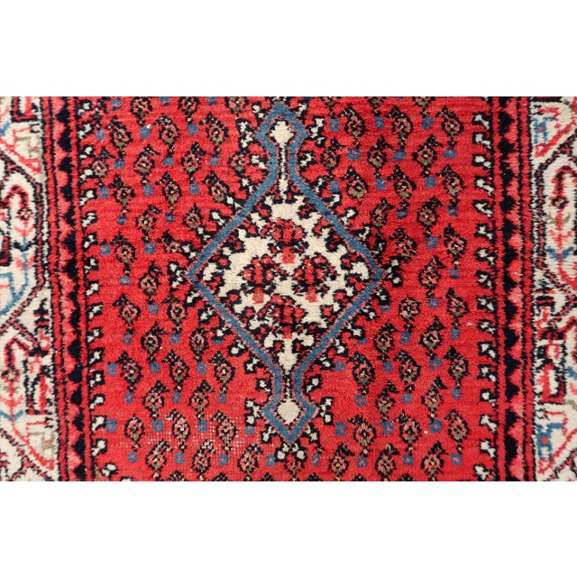Textile 1960s, Vintage Indian Seraband Rug 3' X 5' For Sale - Image 7 of 10