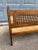 Mid Century Cane Bench or Settee With Upholstered + Tufted Velour For Sale - Image 9 of 13