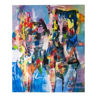 Marián Komáček, Gorilla Kiss (2), 2017, Oil on Canvas For Sale