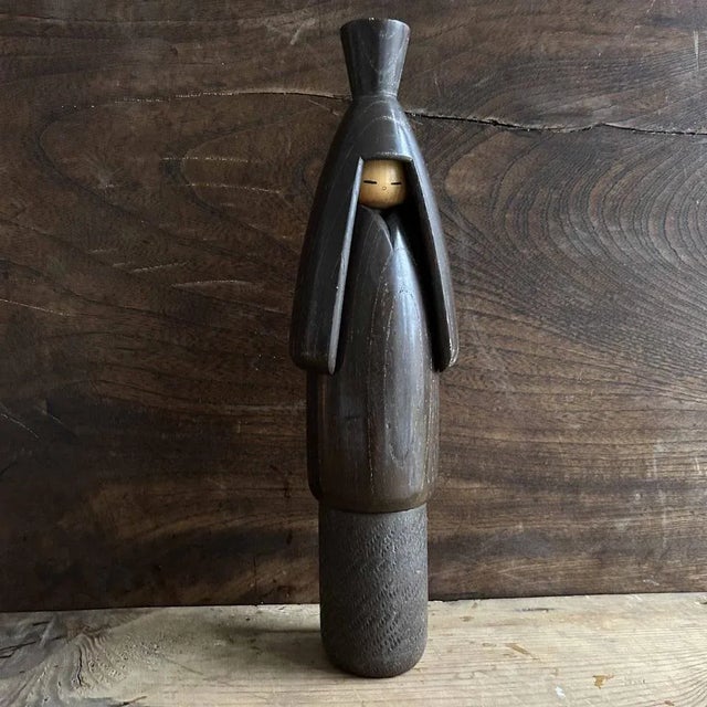 Vintage Japanese Sosaku Kokeshi by Shozan Shido For Sale - Image 13 of 13
