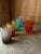 Italian Textured Bark Glasses in the style of Geoffrey Baxter, 1960s, Set of 6 For Sale - Image 17 of 18