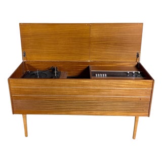 Vintage Bush Radiogram | 1960s Mid-Century Modern Radiogram Record Player with Teak Cabinet from Bush, 1960s For Sale