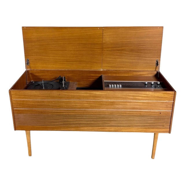 Vintage Bush Radiogram | 1960s Mid-Century Modern Radiogram Record Player with Teak Cabinet from Bush, 1960s For Sale