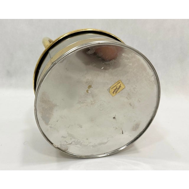 Brass and Steel Bottles Basket from Gilde Handwerk, 1970s For Sale - Image 10 of 13