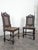 Louis XIII Style Chairs in Twisted Caned Oak, Set of 2 For Sale - Image 6 of 11