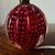 Vintage Cherry Red Murano Glass Table Lamp For Sale - Image 5 of 9