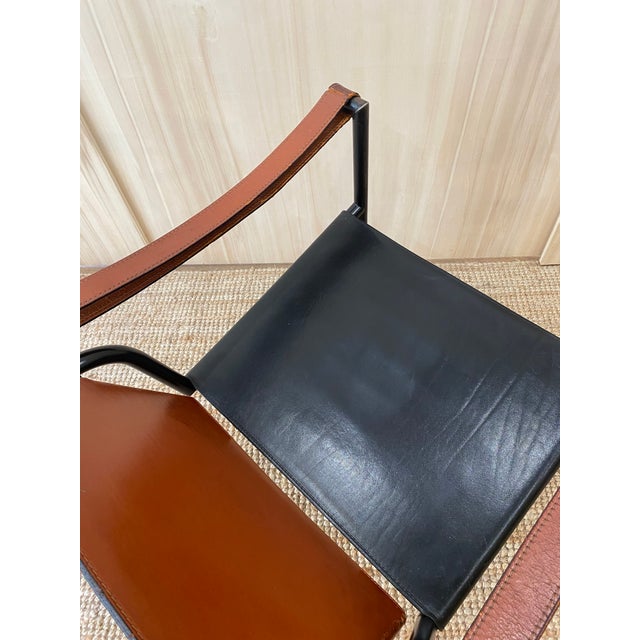 LC1 Tilting Back Chair in Leather by Le Corbusier for Cassina, 1980s For Sale - Image 6 of 8