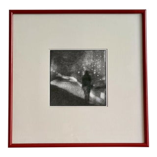 Contemporary Abstract Minimalist Shadowy Figure Photograph, Framed For Sale
