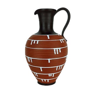 Vintage Large Jug Vase from Ilkra Keramik For Sale