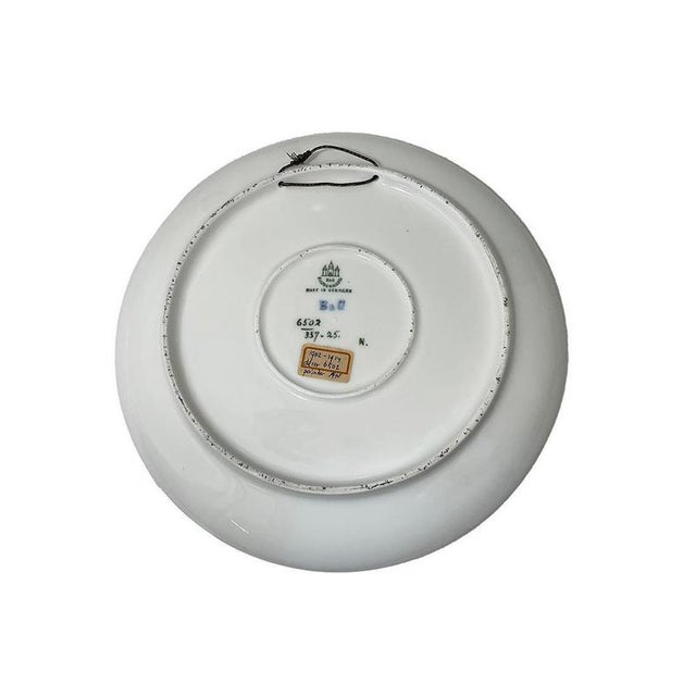 Seascape Porcelain Wall Plate from Bing & Grøndahl, 1890s For Sale - Image 4 of 6