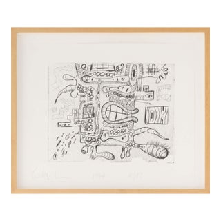 Carroll Dunham Abstraction Lithograph, 1994 For Sale
