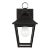 Sean Lavin by Visual Comfort Studio Galena 1-Light Outdoor Extra Small Lantern Sconce in Textured Black For Sale