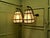 Large Brass Octagonal Wall Lanterns, 1960, Set of 2 For Sale - Image 3 of 8