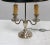 Silver-Plated Metal Table Lamp For Sale - Image 11 of 18
