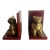 1980s Brass Teddy Bear Bookends For Sale