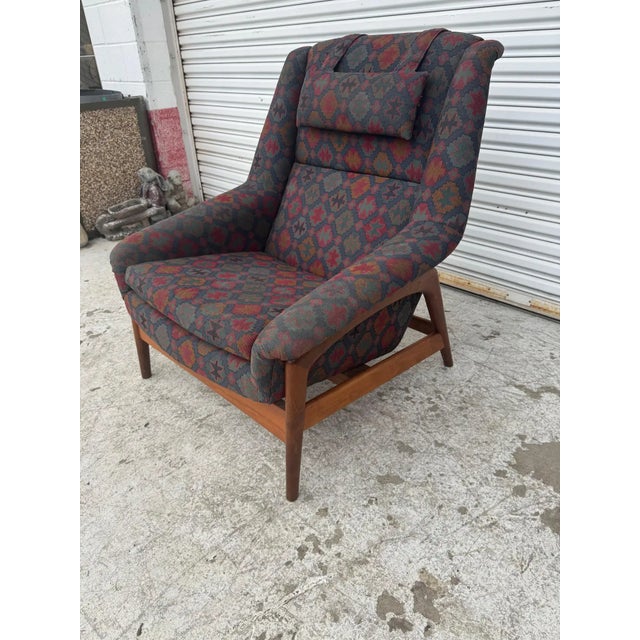 Mid 20th Century Folke Ohlsson for Dux Recliner and Lounge Chair For Sale In Houston - Image 6 of 9
