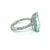 Natural Aquamarine Diamond Ring Size 6.5 14k W Gold 5.78 TCW Certified $4,795 217097 This is a Unique Custom Made...