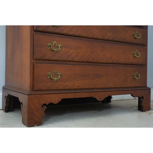 Wright Table Co Cherry Secretary Desk For Sale - Image 10 of 18