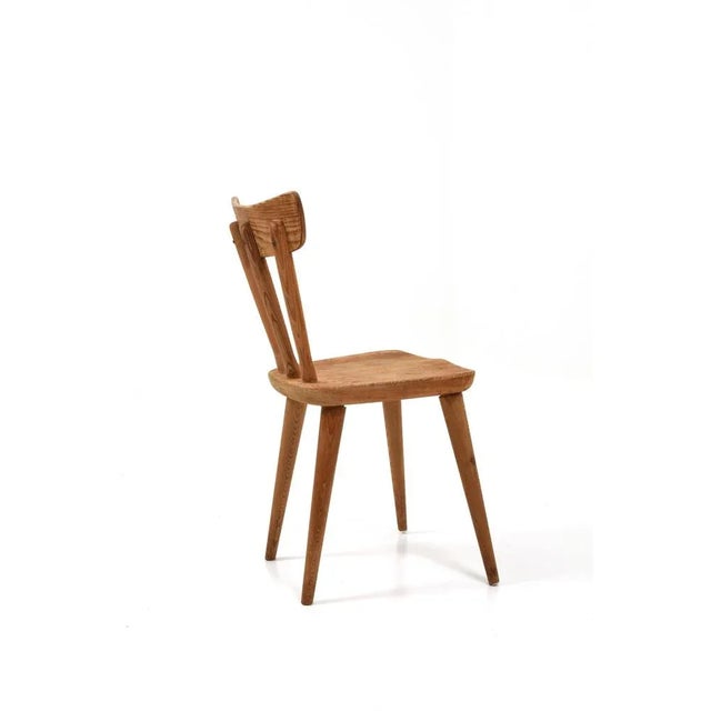 Wood Pine Dining Chairs by Göran Malmvall for Svensk Fur, Set of 4 For Sale - Image 7 of 9