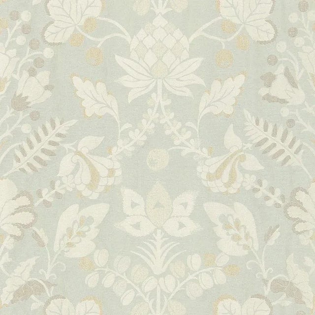 Schumacher Sorano Weave Fabric in Celestial For Sale