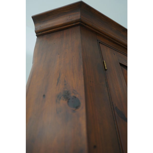 Stephen Von Hohen Pine Corner Cupboard Cabinet For Sale - Image 9 of 13