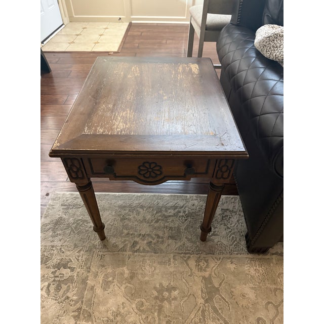 Vintage Century Furniture One-Drawer Accent Table For Sale - Image 9 of 9