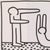 'At the Fun Gallery', Hand Signed by Keith Haring, 1983, Subway Drawings, New York, Pop Art For Sale In Monterey, CA - Image 6 of 9