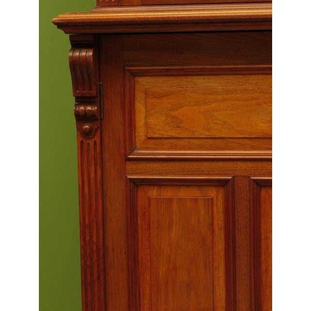 Two Part Book Cabinet with Glazed Top, 1890s For Sale - Image 14 of 17