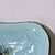 Antique French Turquoise Earthenware Dessert Set, 1890s, Set of 12 For Sale - Image 16 of 18