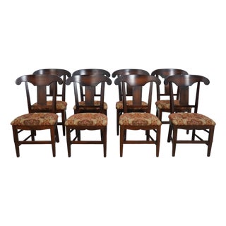 Set of 8 Arhaus Italian Dining Room Chairs For Sale