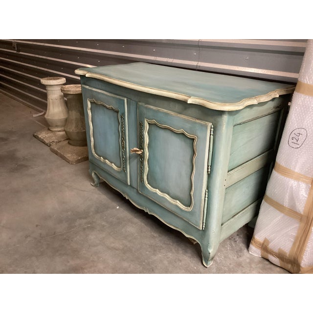 Antique French 19th C. Painted Buffet For Sale - Image 11 of 14