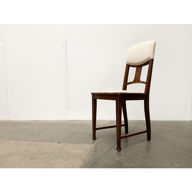 Brown German Art Deco Jugendstil Chair from Waldheim, 1930s For Sale - Image 8 of 18