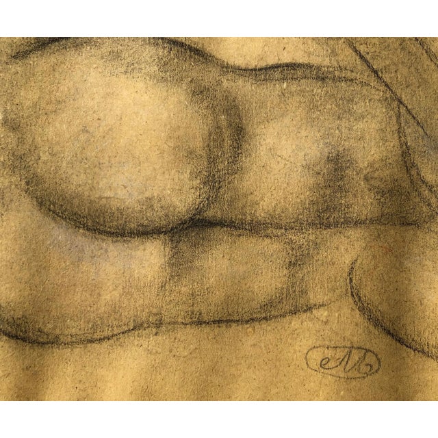 Aristide Maillol Charcoal Drawing “Nu De Dos” For Sale - Image 4 of 9