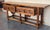 Early 20th Large Carved Walnut Console Table With Two Drawers For Sale - Image 6 of 10