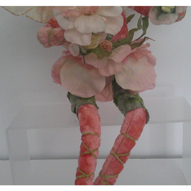 Art Nouveau Rare Mark Roberts Cabbage Rose Fairy Medium 18" Shelf Sitter Retired LTD Edition For Sale - Image 3 of 18
