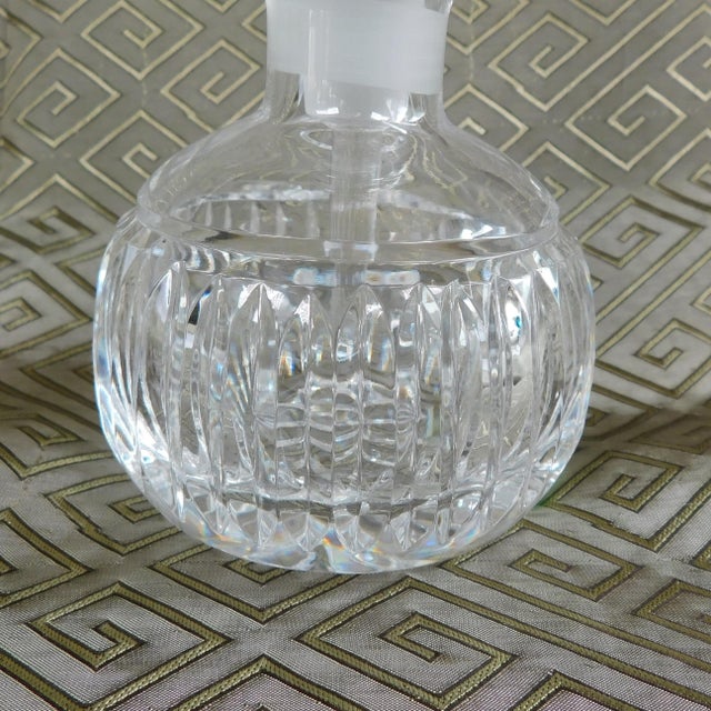 This is a Waterford Perfume Bottle in the Vanity pattern with a stopper that matches but sits too low in the bottle. The...