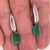 Traditional Diamond Emerald Earrings 4.74 TCW 14 Karat White Gold Certified For Sale - Image 3 of 12