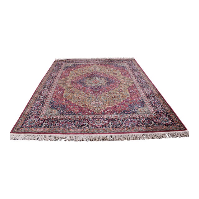 Karastan Impressive Oriental Style Approx: 8’8” X 10’6” Wool Rug For Sale