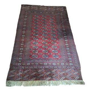 Bukara Rug in Wool and Silk For Sale