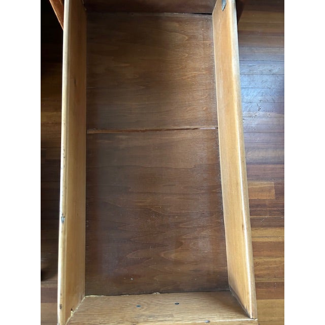 Rare Antique Oak S-Curve Roll Top Desk by Myrtle Desk With Vintage Pioneer Manufacturing Oak Desk Chair For Sale - Image 12 of 18