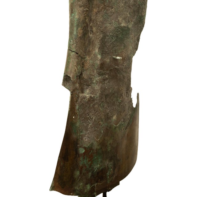 Bronze Large Ancient 16thC Thai Ayutthaya Bronze & Copper Buddha Sculpture Statue 1550 For Sale - Image 8 of 16