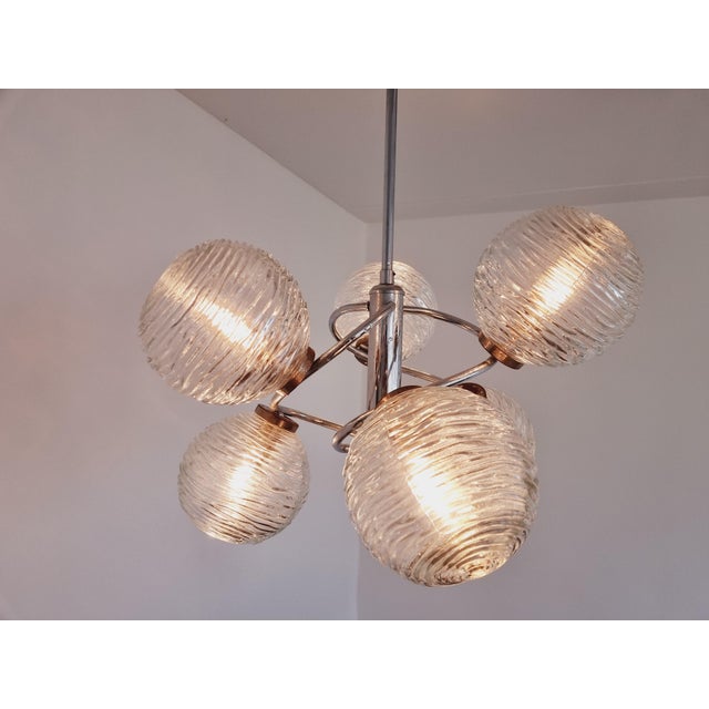 Large Mid-Century Galaxy Sputnik Chandelier, Germany, 1970s For Sale - Image 9 of 16
