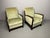Art Deco Dutch Lounge Chairs attributed to Pander & Zonen, the Hague, 1930s, Set of 2 For Sale - Image 4 of 13