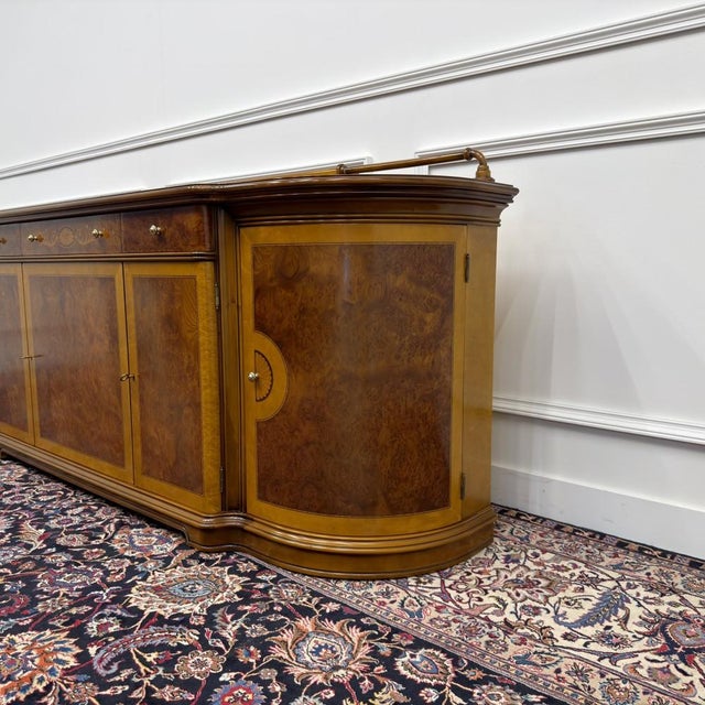 Wood Classic Italian Office Cabinet Sideboard For Sale - Image 7 of 18